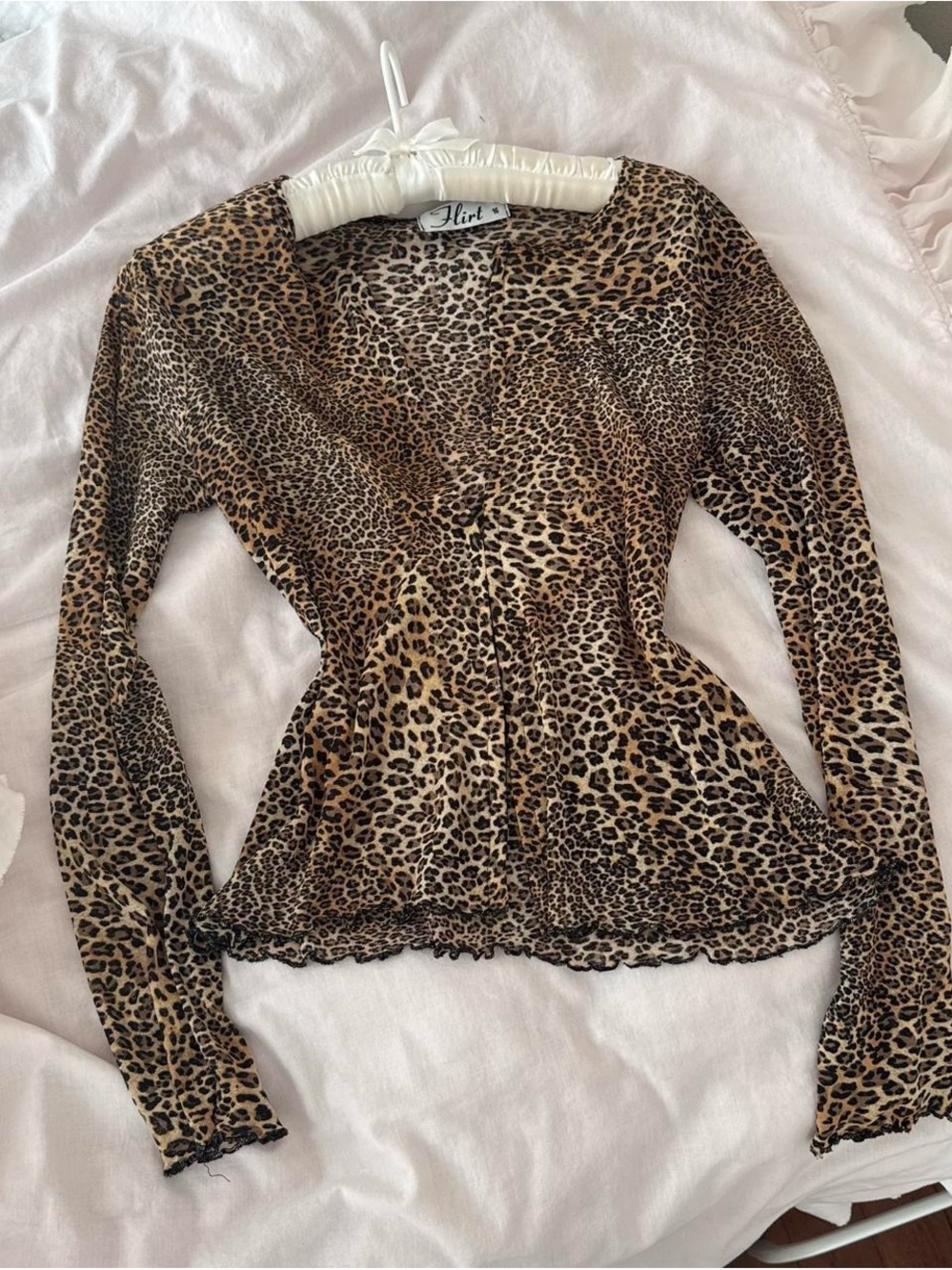 Leopard Print Long Sleeve Cardigan